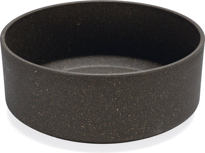 Designed by Lotte Noor dog food bowl - food bowl drinking bowl - dishwasher safe - bamboo - gray - 21 cm