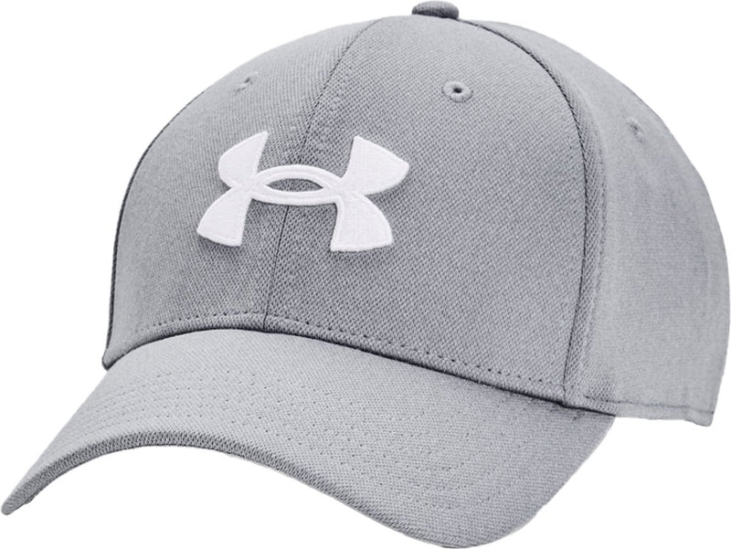 Gorra de hombre Under Armour m blitzing low str-gris - acero - blanco