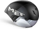 Met codatronca fietshelm - tijdrit - maat s - black silver matt glossy