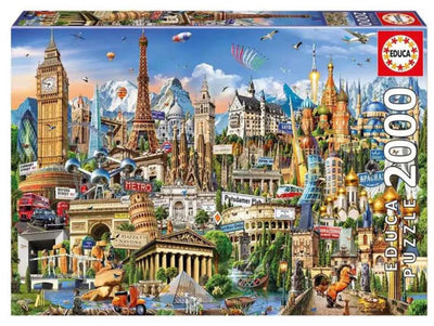 Educa - puzzle - 2000 pieces - Europe - jigsaw puzzle