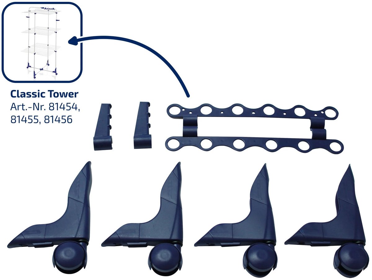 Set di accessori Leifheit torre di essiccazione - torre classica - 270, 340 e 450