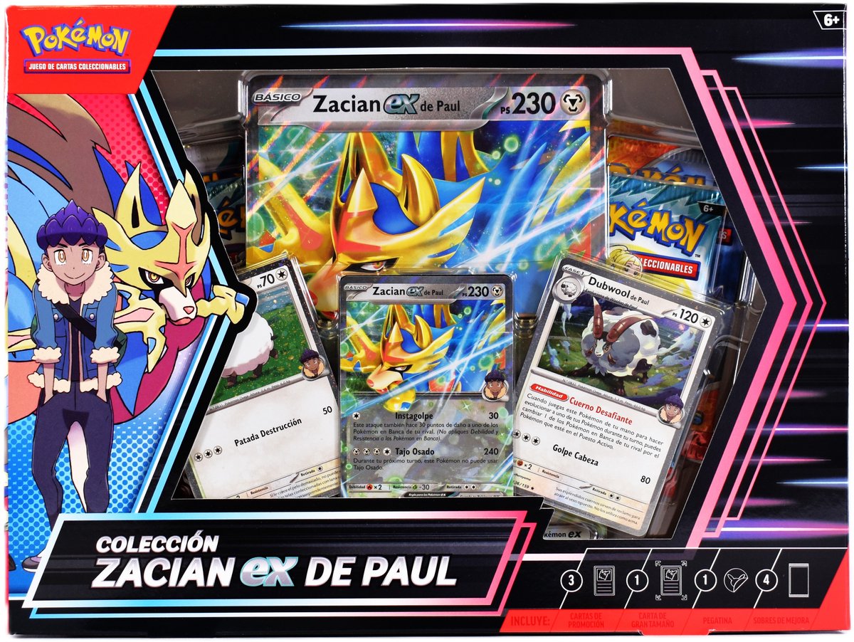 Pokémon pokemon tcg - hop's zacian ex box