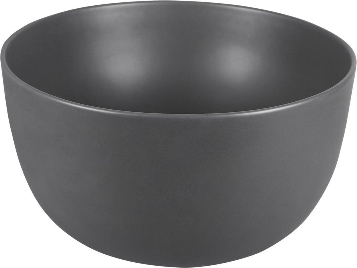 Lavabo Differnz Tulip 40cm in ceramica grigio scuro opaco