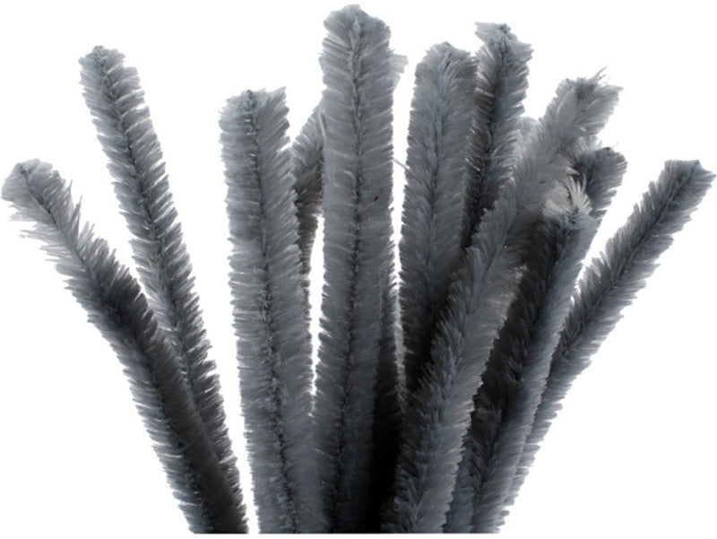 Ciniglia Creative Company, l: 30 cm, spess. 15 mm, grigio, 15 pezzi 1 scatola