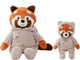 Peluche Simba Toys - peluche panda rosso seduto - 21 cm - beige