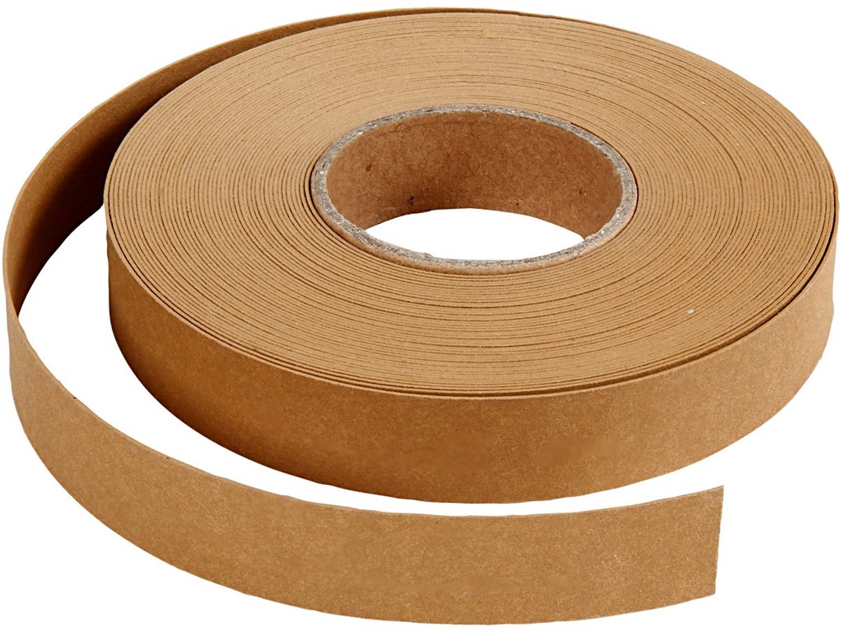 Creativ Company braid strips light brown, 9.5m