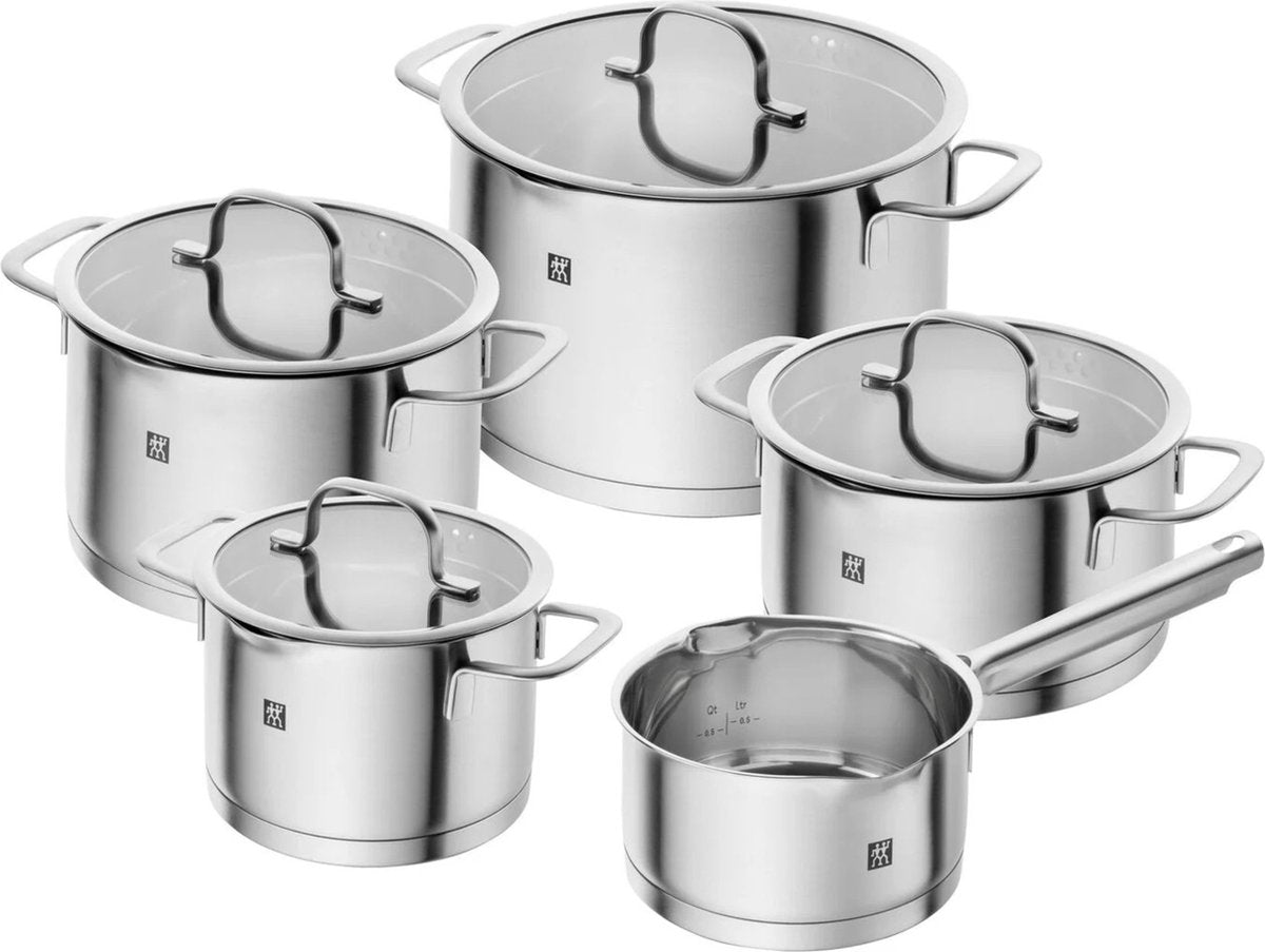 Zwilling - set di padelle trueflow da 5 pezzi