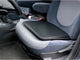 Cojín de asiento de lujo Carpoint aspecto cuero negro
