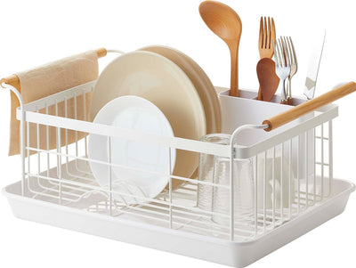 Yamazaki dish drainer - tosca - white