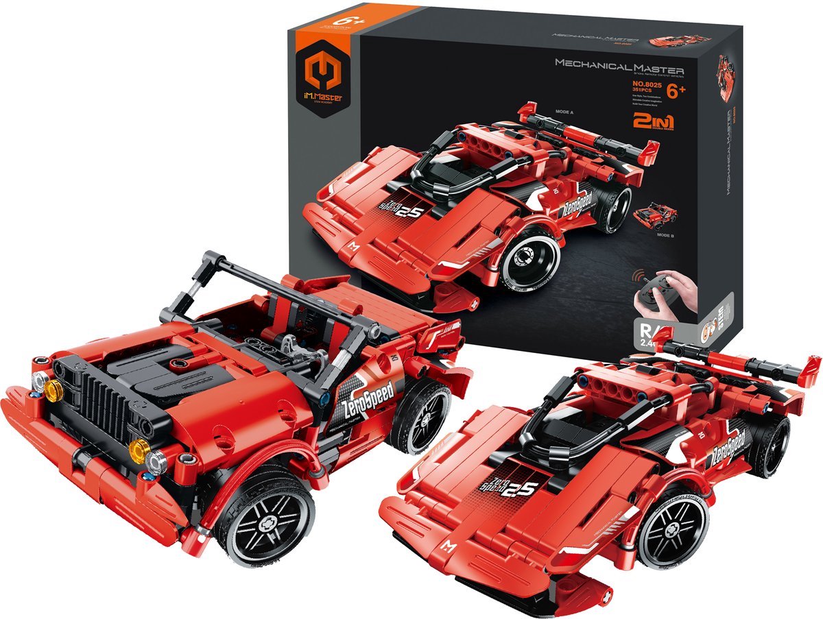 Gear2play im.master - r c supercar 2 en 1 - juego de construcción