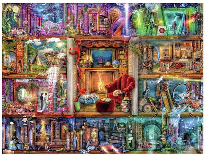 Ravensburger Jigsaw Puzzle La gran biblioteca, 1500 °.