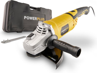 Amoladora angular eléctrica powerplus powx0618 - amoladora 2500w - disco abrasivo 230mm ᴓ, herramienta eléctrica compacta