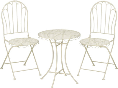 Mica decorations marseille bistroset - set van 3 - ijzer - off-white