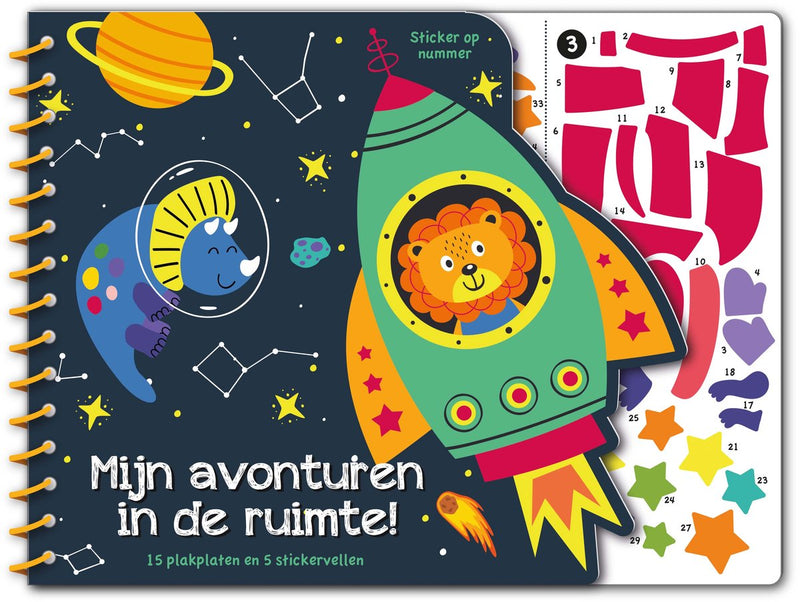 Adesivo per numero: le mie avventure nello spazio