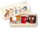Lilliputiens - set scoperta sensoriale - 3 sonagli - jack il leone