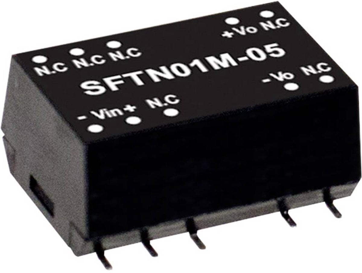 Mean well sftn01l-05 módulo convertidor dc dc 200 ma 1 w número de salidas: 1 x contenido 1 pieza(s)