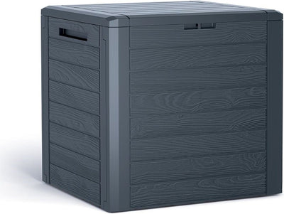 Prosperplast - woodebox garden box cushion box lockable plastic 140 liters anthracite