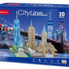Cubic fun 3d-puzzel city line new york city - 123 stukjes - vanaf 8 jaar