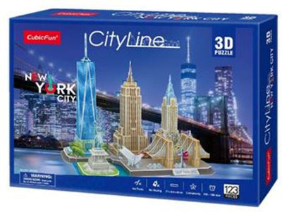 Cúbica Fun 3d Puzzle City Line New York City