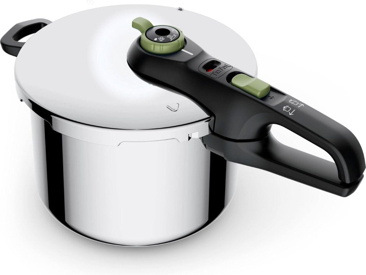 Tefal - pentola a pressione - 6 litri - pentola a pressione - adatta a tutte le fonti di calore - acciaio inossidabile