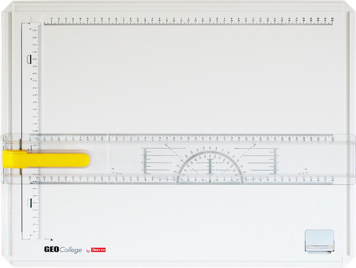 Aristo tekenbord - geocollege - a3 formaat - wit kunststof - ar-7030