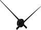 Nexttime hands – wall clock – 85 cm – aluminum – black