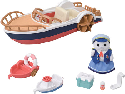 Barca 5864 delle famiglie Sylvanian con guarnizione morbida e vellutata