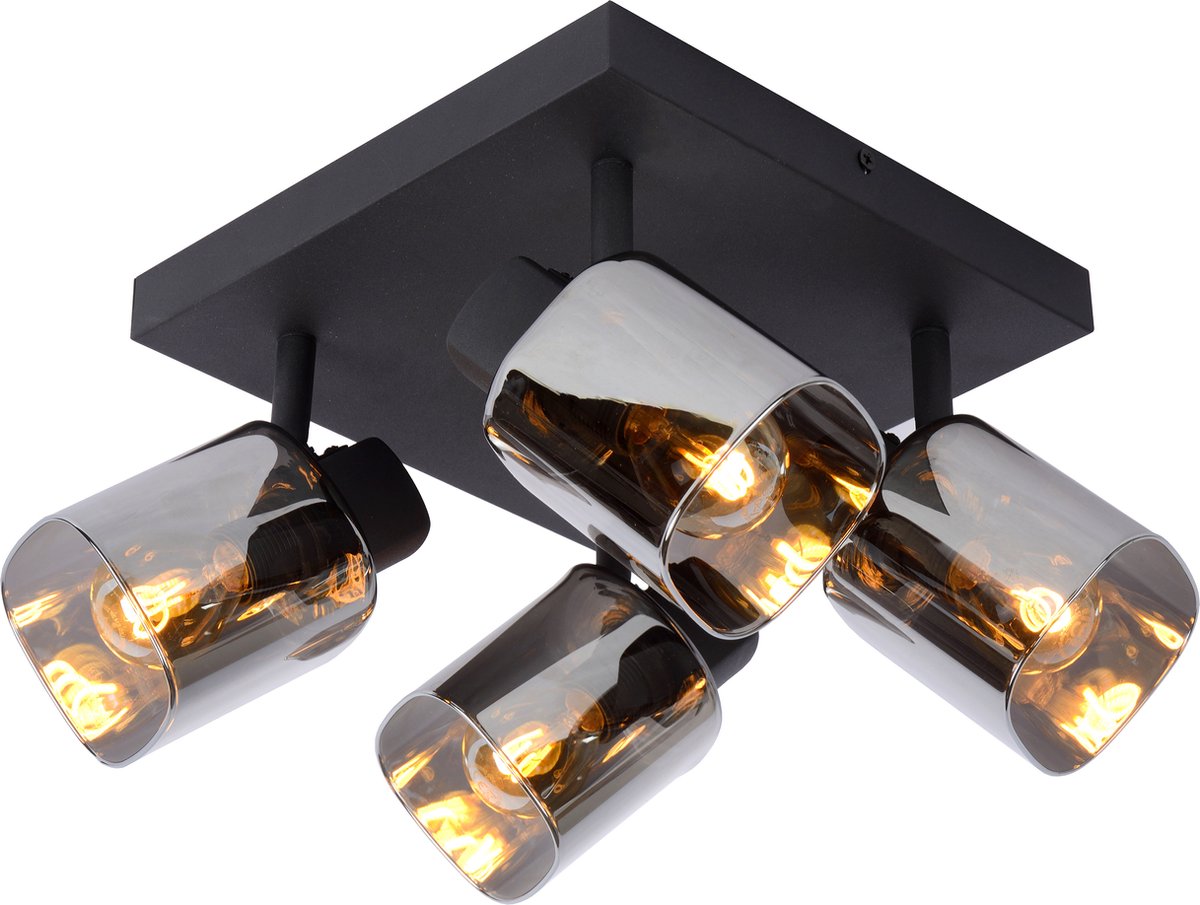Lucide alion - ceiling spotlight (ceiling lamp) - 4xe14 - black