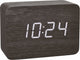 Tfa dostmann 60.2549.01 despertador radiocontrolado de madera, marrón oscuro tiempos de alarma: 1