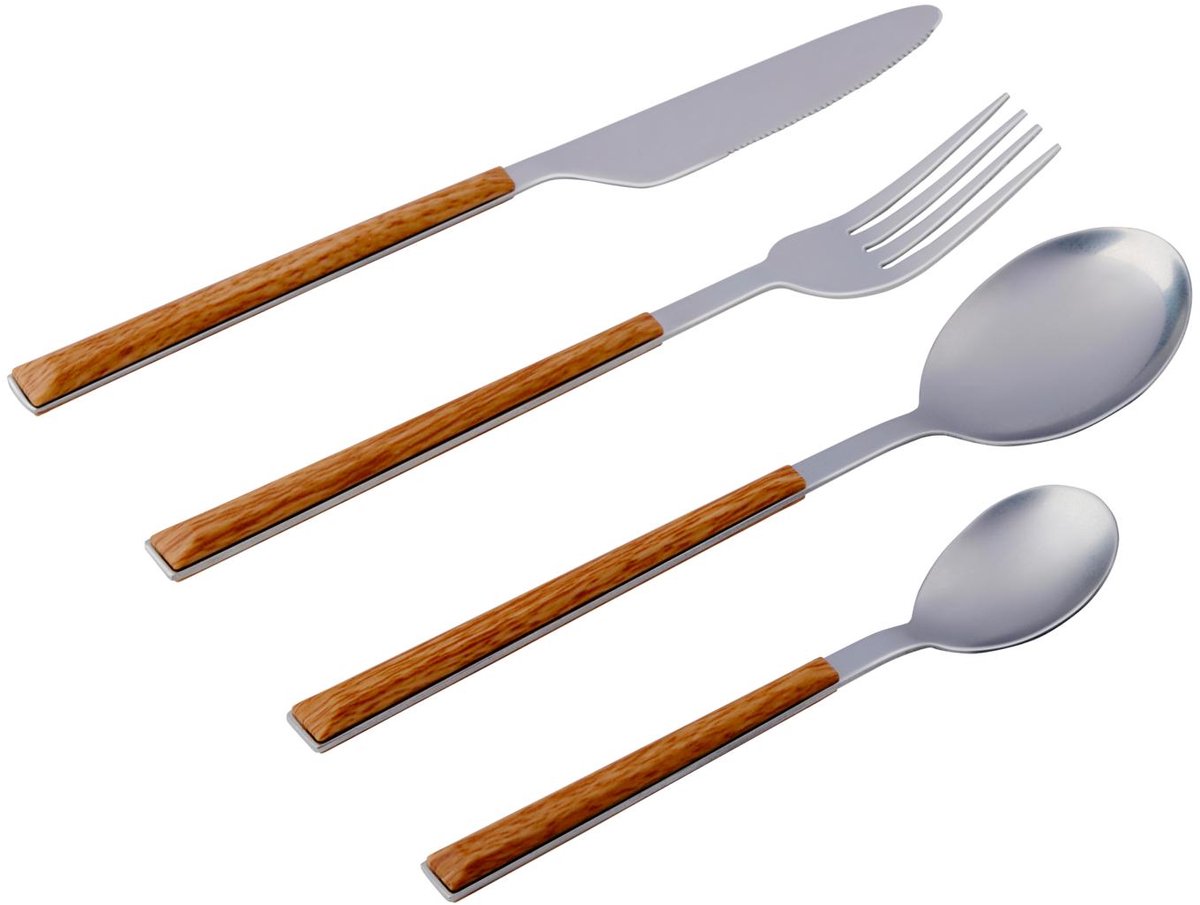 Set posate Alpina 16 pezzi - posate in acciaio inox per 4 persone