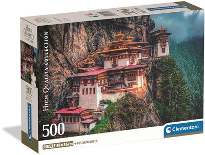 Puzzle Clementoni Il Nido della Tigre - puzzle 500 pezzi - collezione di alta qualità - scatola compatta - puzzle e puzzle per adulti