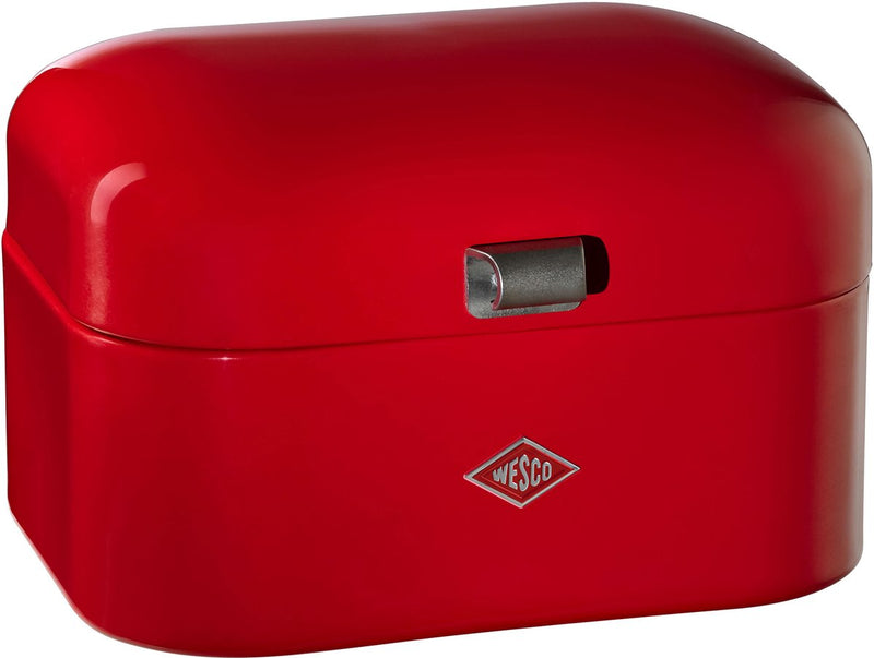 Panera individual Grandy Wesco | 7,5 litros - tamaño m | metal - rojo | almacenamiento de pan