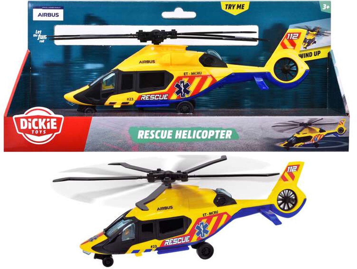 Dickie H160 Rescue Helicopter Geel