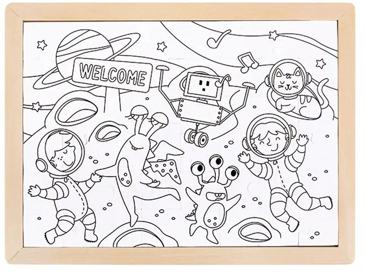 Puzzle degli amici spaziali di Hape
