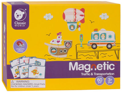 Clásico Mundial de la caja del mundo del mundo tráfico magnet