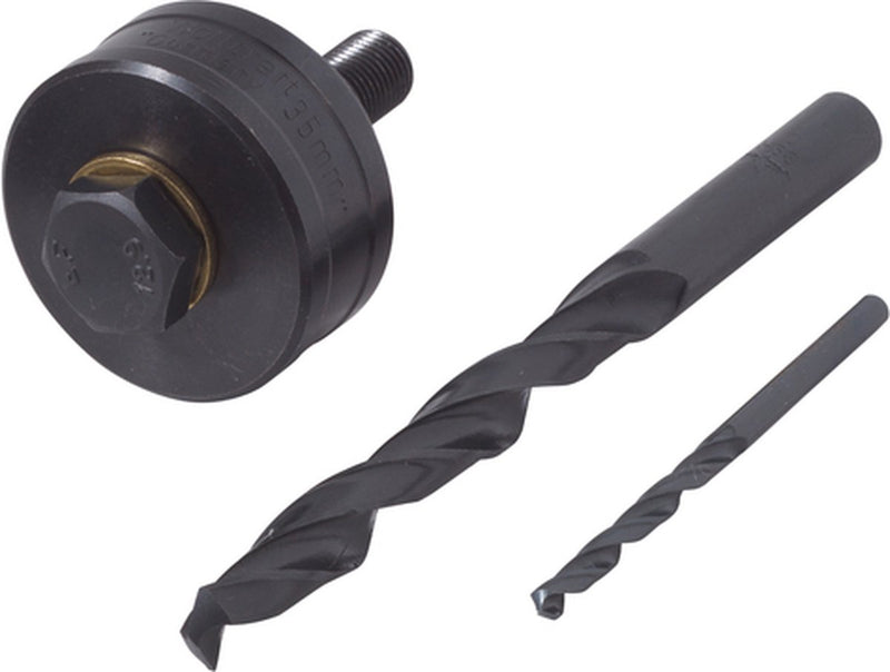 Wolfcraft - set di frese per rubinetti - ø 35 mm - installazione rubinetto lavello cucina - 3 pezzi - 8925000