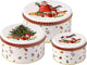 Scatola per biscotti senza marchio sans marque villeroy boch winter collage accessori 3 pezzi