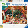 RAVENSBURGER JIGSAW puzzle accampati accampati, 500st.