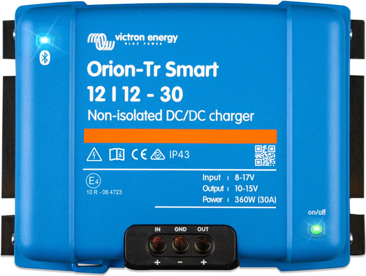Caricabatterie CC-CC non isolato Victron Orion-TR Smart 12 12-30A (360W)