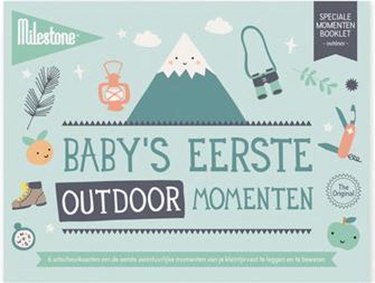Milestone ™ special moments photo booklet - baby's eerste outdoor momenten