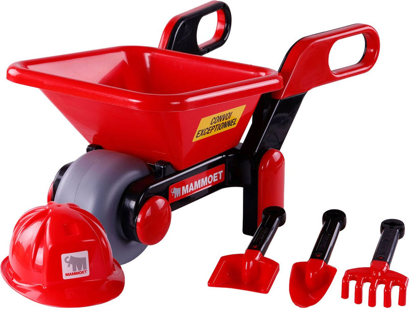 Cavallino Toys Cavallino Mammoet Wheelbarrow con casco e strumenti, 5ldg.