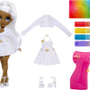 Rainbow high airbrush create pop met grijze ogen