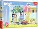 Trefl bluey series – kinderpuzzel – 100 stukjes – glanzend papier – hoge kwaliteit – eco-product