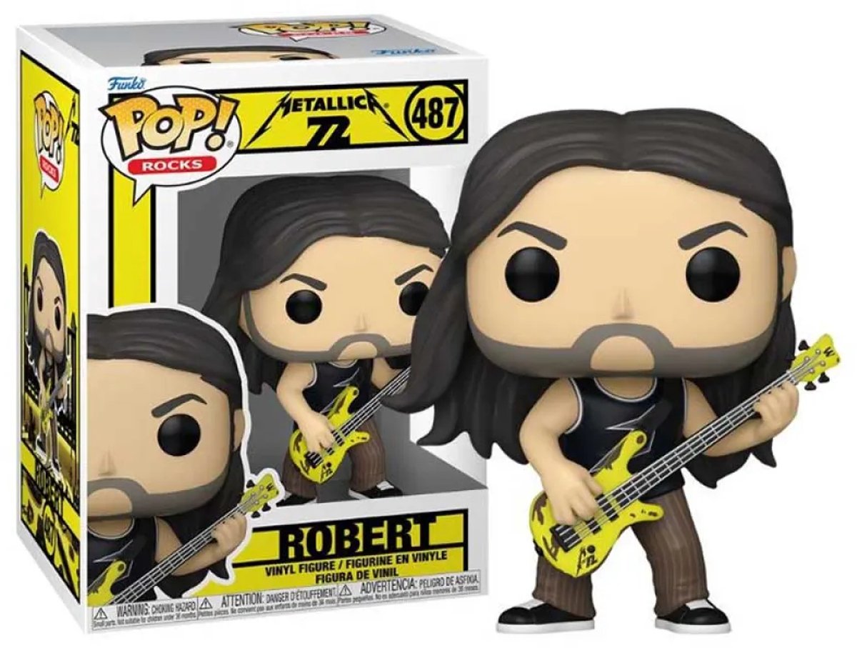 Funko metallica robert vinyl figur 487 unisex pop! - neutraal - standard