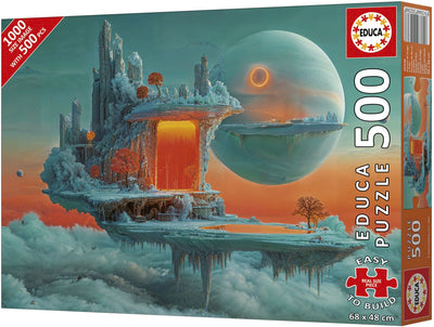 Educa puzzle 500 planeta ognia i lodu 113455 - puzzle 500 planeta de fuego y hielo 113455
