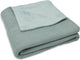 Coperta per culla Jollein 75x100 cm in pile verde foresta lavorato a maglia basic