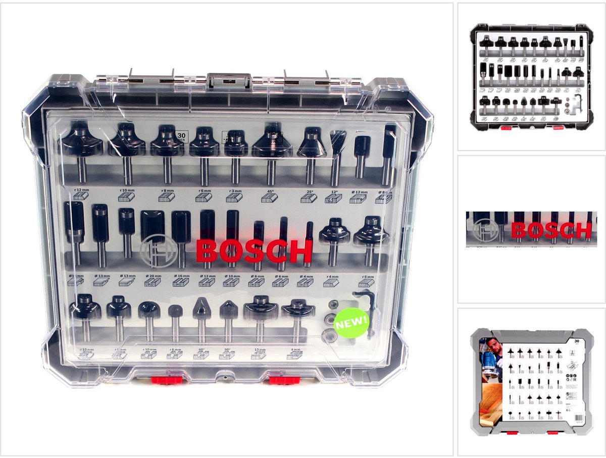 Bosch Forsesset mixta de 30 piezas, 8 mm