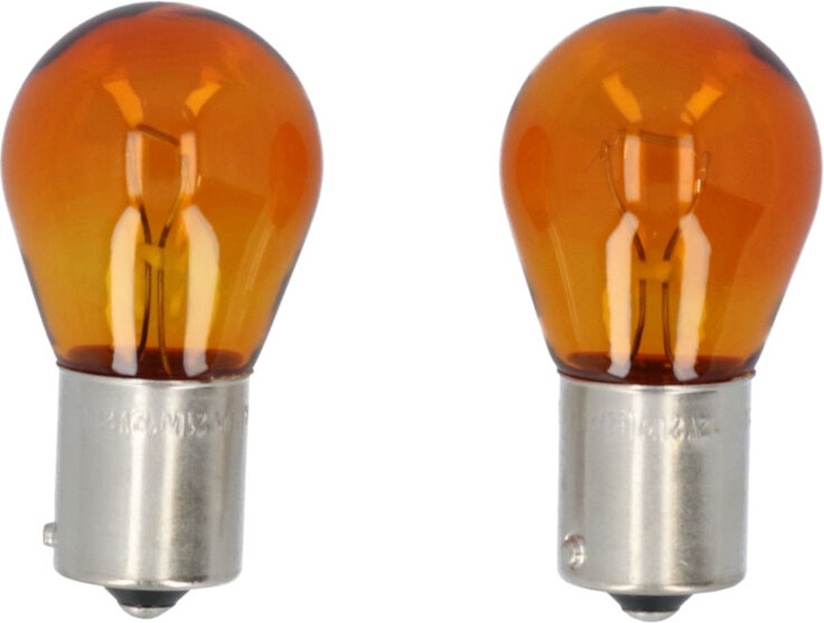 Luci per auto Carpoint premium py21w 12 V – set da 2 – arancione brillante – resistenti e facili da installare