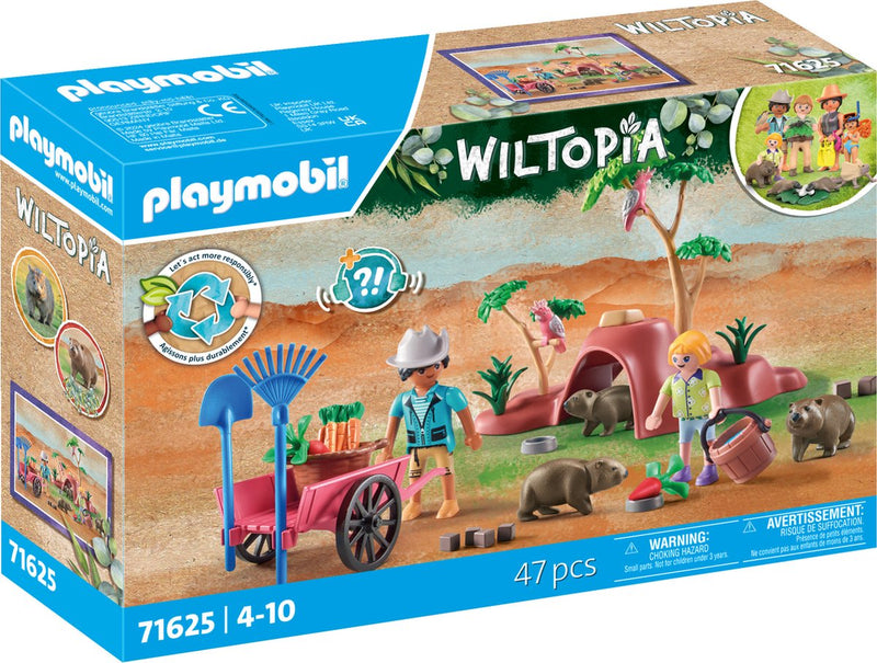 Playmobil refugio wombat wiltopia - 71625