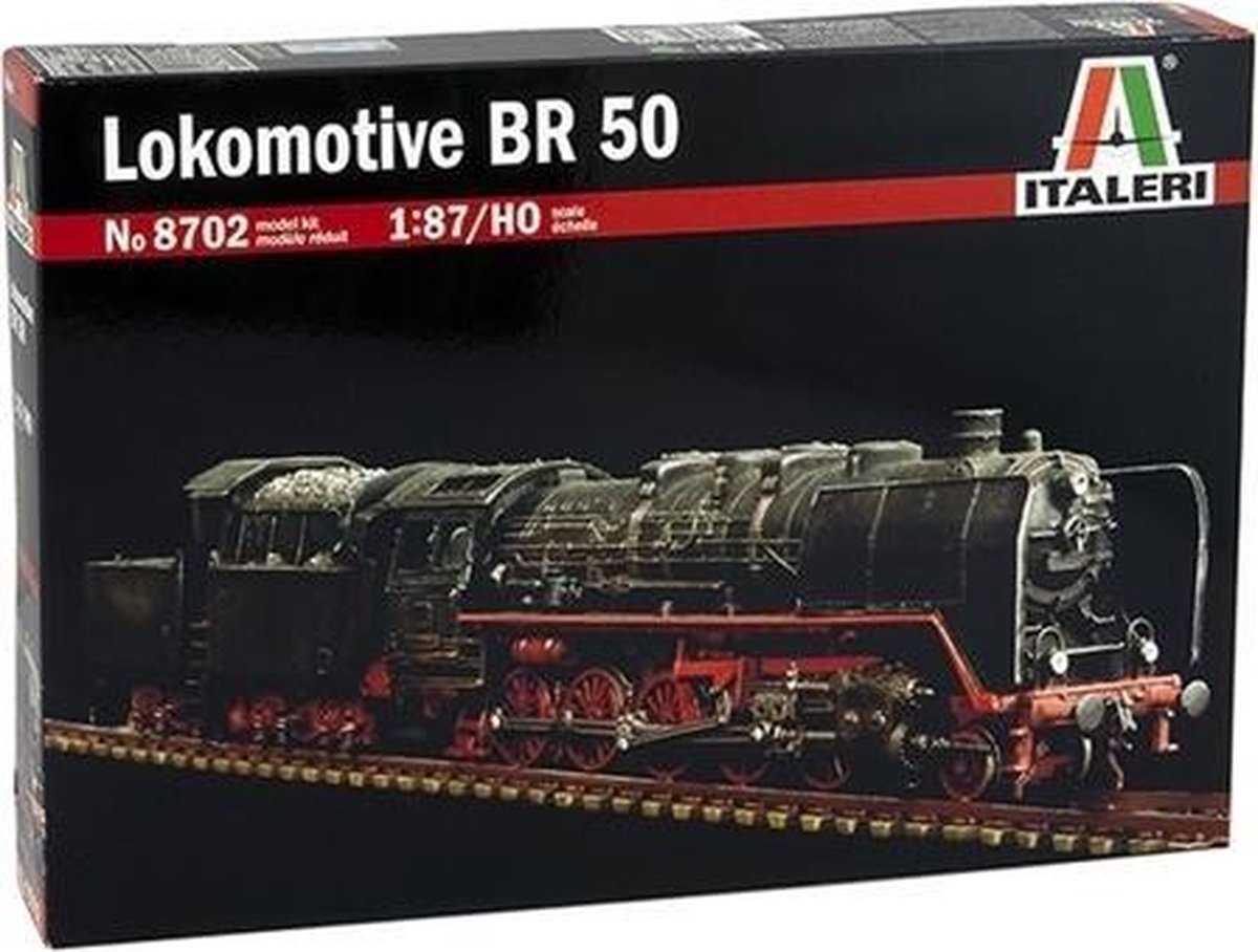Italeri 510008702 h0 locomotora de vapor br 50 kit de construcción de plástico